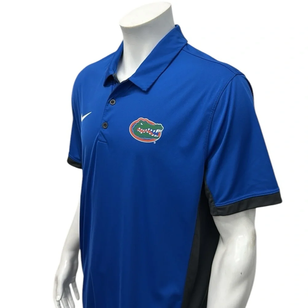 Nike Dri Fit University of Florida Gators New Era Sideline Golf Polo Shirt XL